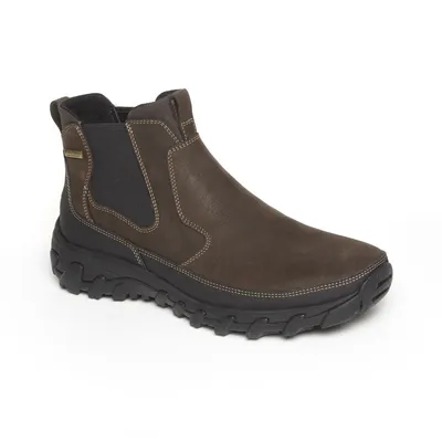 Cold Springs Plus Dark Brown Leather Chelsea Boot