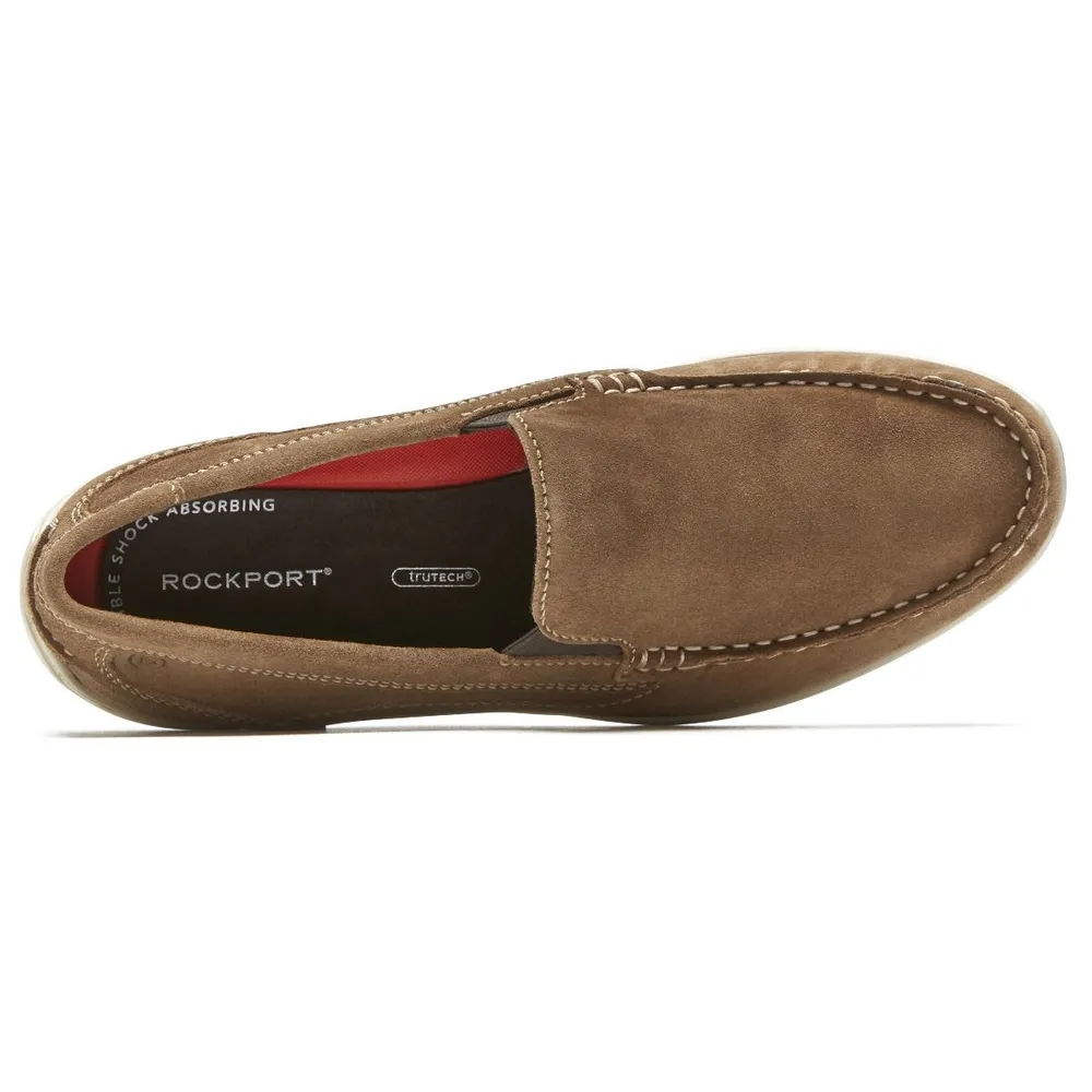 Cullen Venetian Vicuna Brown Suede Slip-On Loafer