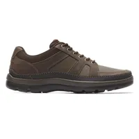 Get Your Kicks Dark Brown Leather Wide Width Mudguard Blucher Sneaker