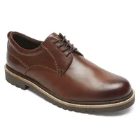 Marshall Dark Brown Leather Plain Toe Oxford Dress Shoe