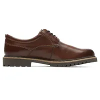 Marshall Dark Brown Leather Plain Toe Oxford Dress Shoe