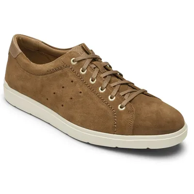 Total Motion Lite Tan Suede Lace-Up Sneaker