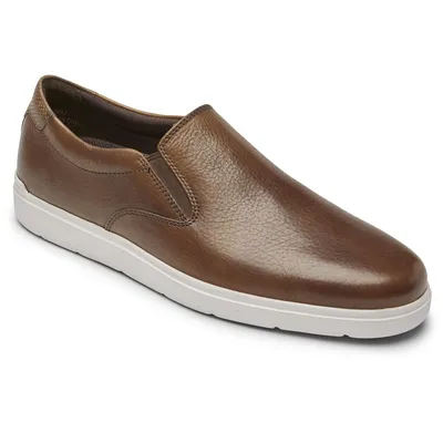 Total Motion Lite Cognac Brown Leather Slip-On Sneaker