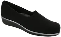 Bliss Black Slip On Wedge