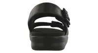 Bravo Black Bear Leather Heel Strap Sandal