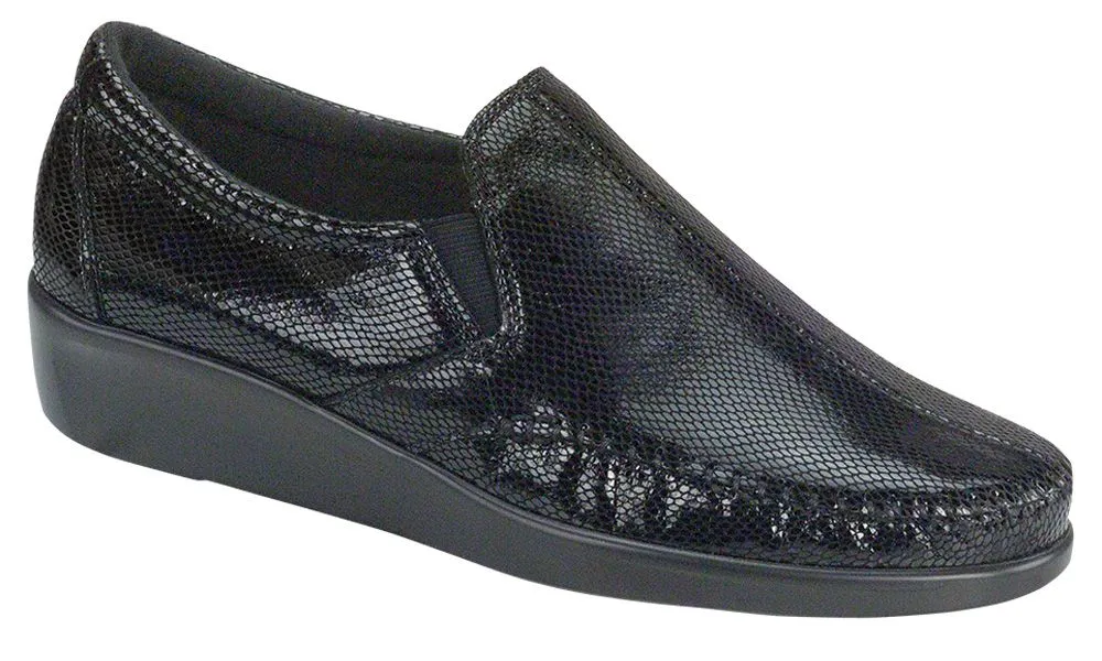 Dream Black Snake Slip-On Loafer