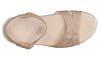 Duo Natural Beige Leather Strap Sandal