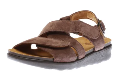 Huggy Teddy Brown Cross Strap Sandal