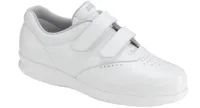 Me Too White Leather Walking Shoe