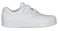 Me Too White Leather Walking Shoe