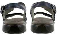 Nudu Navy Heel Strap Sandal