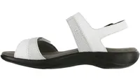 Nudu White Heel Strap Sandal