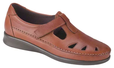 Roamer Chestnut Brown Leather Slip-On Loafer