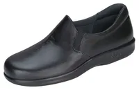 Viva Black Leather Slip-On Loafer