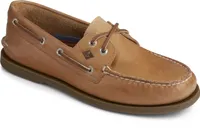 Men's Authentic Original Sahara Brown Leather Two Eye Boat Shoe