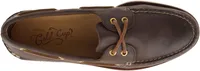 Men's Gold Cup Authentic Original Brown Leather Two Eye Boat Shoe