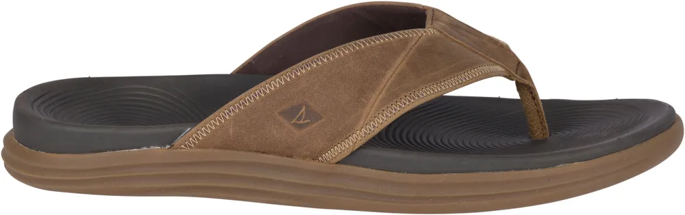 Regatta Brown Leather Water Thong Sandal