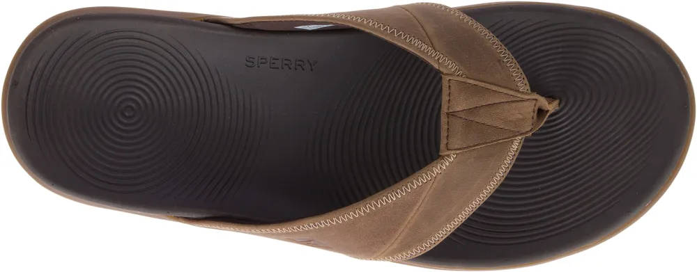 Regatta Brown Leather Water Thong Sandal