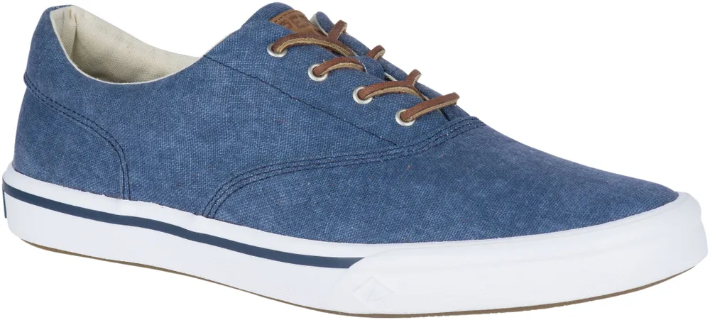 Striper II CVO Salt Washed Navy Canvas Lace-Up Sneaker