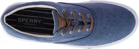 Striper II CVO Salt Washed Navy Canvas Lace-Up Sneaker