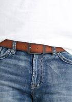 Men's Reversible Burnished Brown Belt