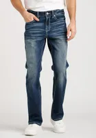 Men's Indigo Wash Classic Bootcut Jeans