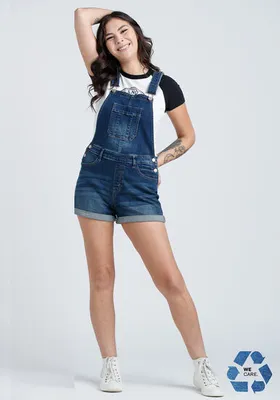 Women's Cuffed Denim Slim Shortall