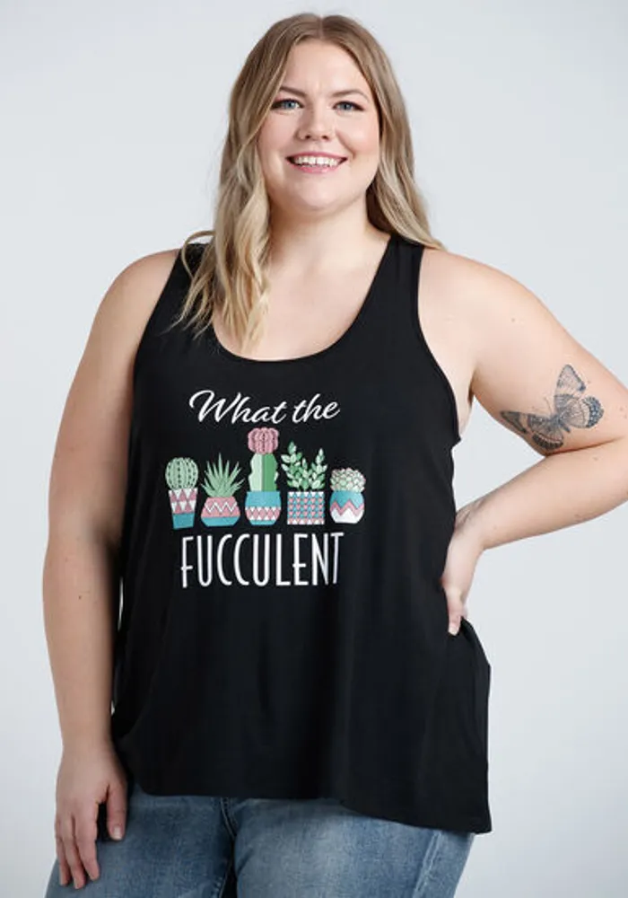 Women's Succulent Racerback Tank