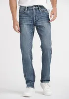 Men's Vintage Wash Slim Straight Jeans