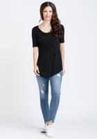 Women's Scoop Neck Legging Tunic Tee