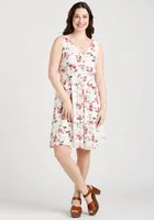 Women's Floral Babydoll Dress