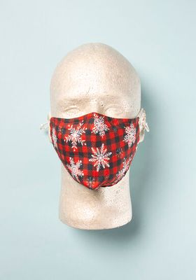 Holiday Buffalo Plaid Face Mask