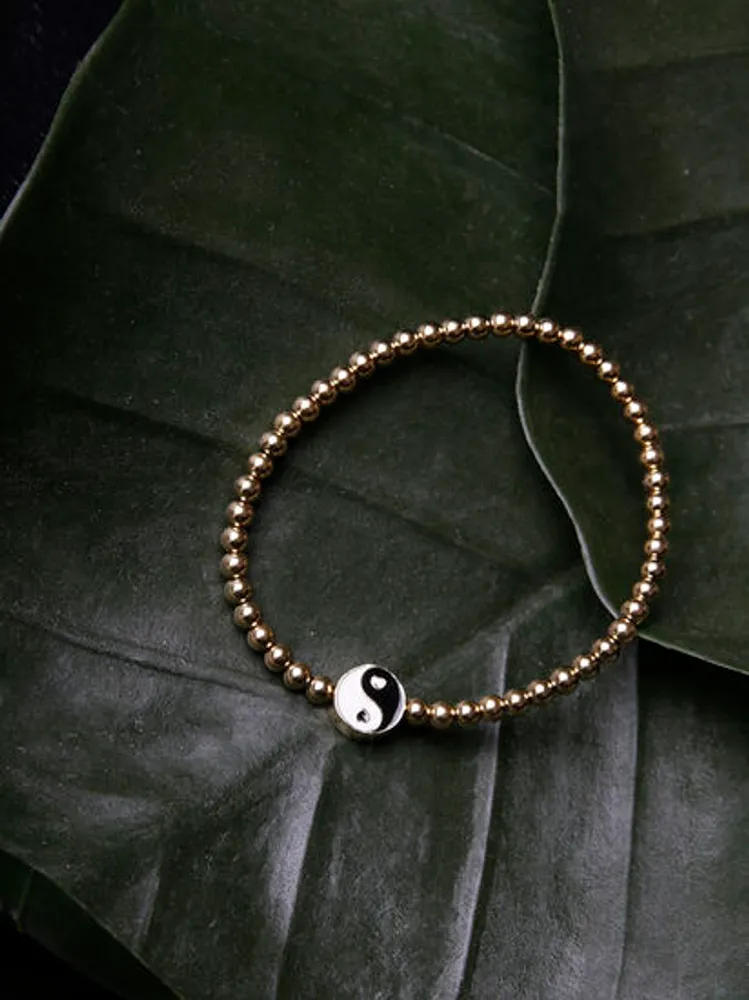 SYP Ying Yang Beaded Bracelet