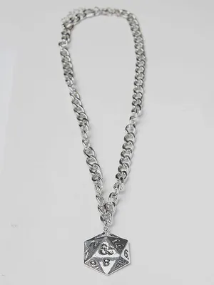 D&D Heavy Chain w 3D Charm Necklace