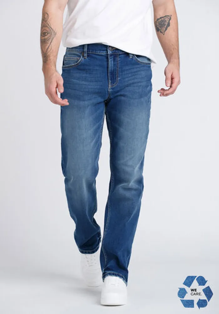 Men's Medium Blue Slim Straight Jeans
