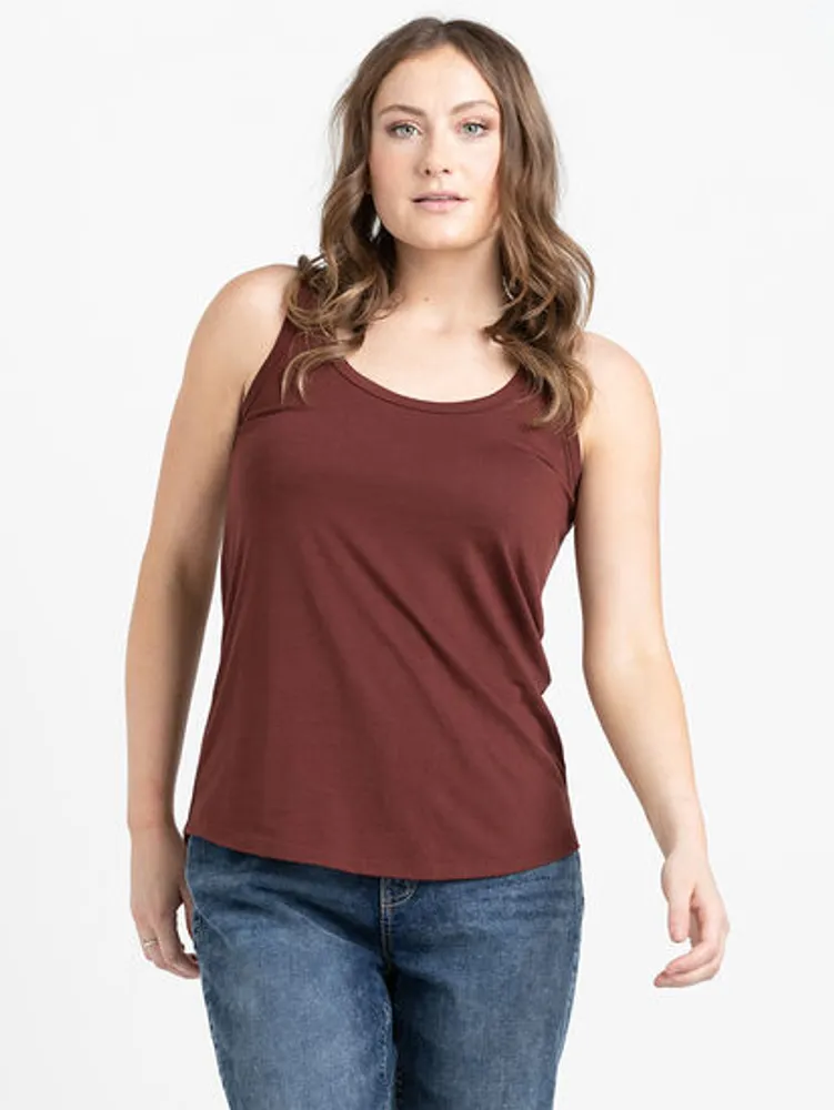 Women's Scoop Neck Loose Fit Tank