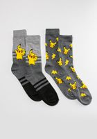 Men's Pokemon 2 Pack Crew Sock