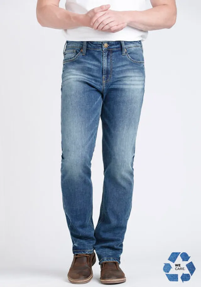 Men's Medium Blue Slim Straight Jeans