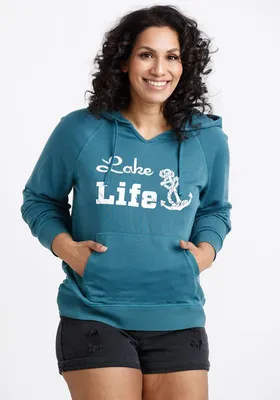 Women's Popover Lake Life Hoodie