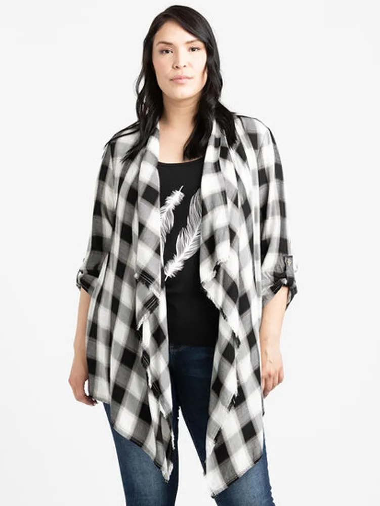 Women's Plaid Wrap