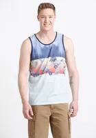 Men's Colour Block Tank