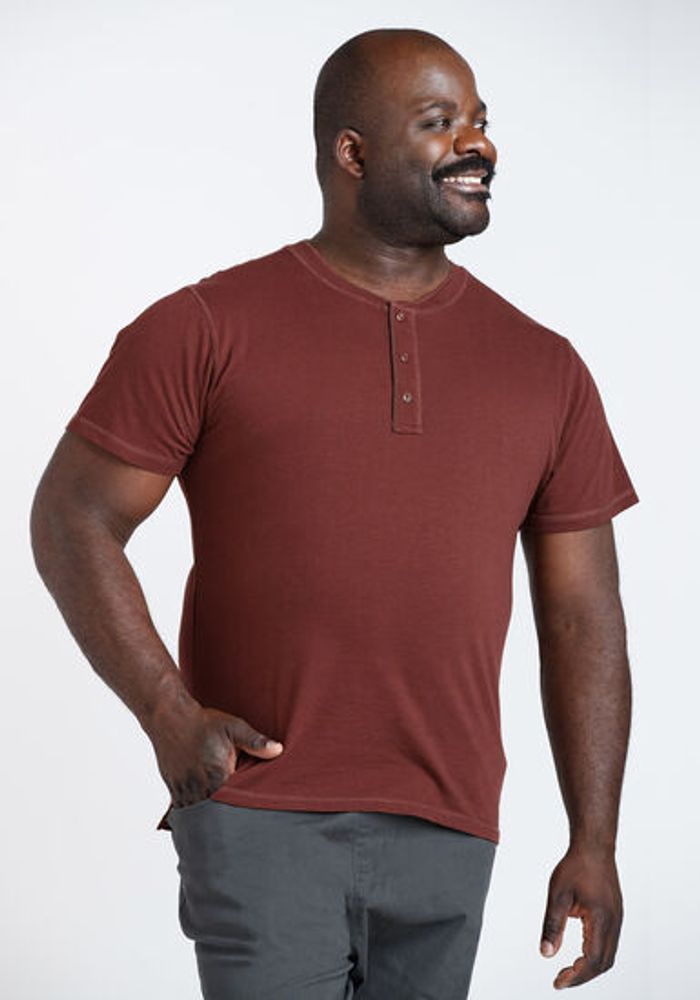 Men's Vintage Henley Tee