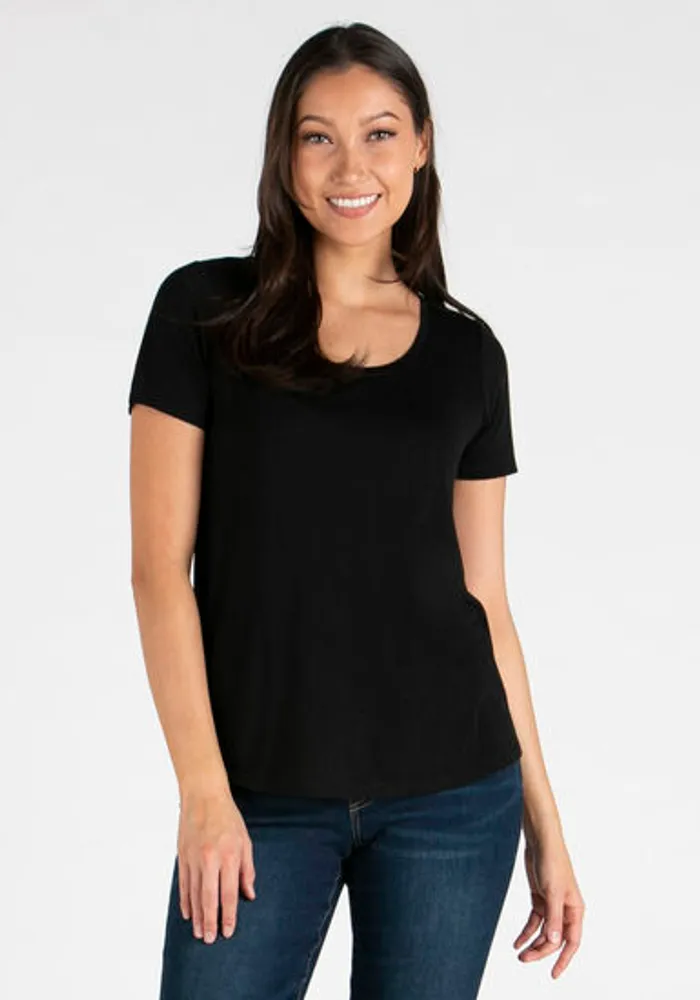 Women's Drapey Scoop Neck Tee