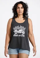 Women's Motorcycle Racerback Tank