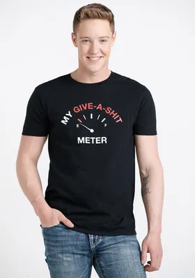 Men's Give-A-Shit Meter Tee