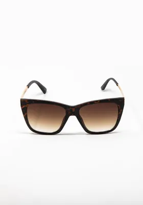 Women's Matte Tort Wayfarer Sunglasses