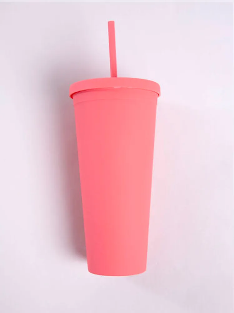 24oz Rubber Coated Tumbler