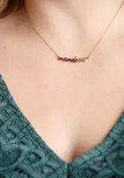 Mama Bear Rose Gold Necklace