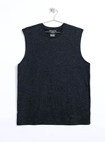 Men's Solid Sleeveless Tank