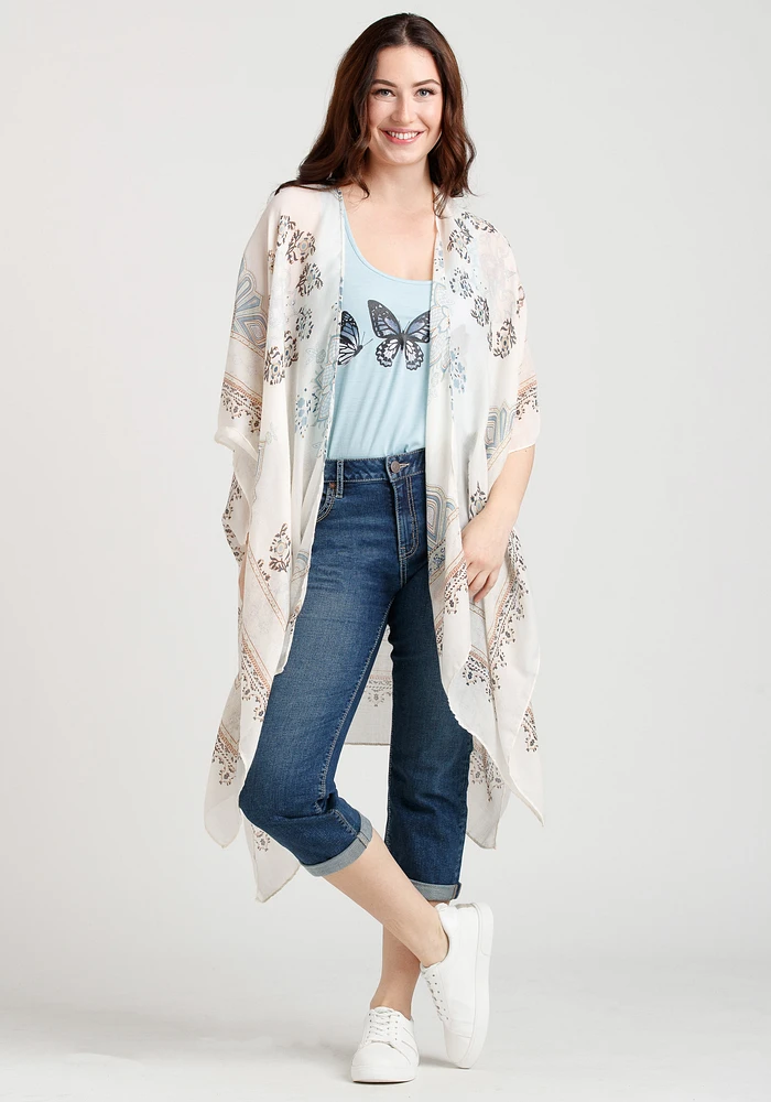 Women's Medallion Print Wrap